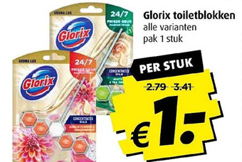 Boni Glorix toiletblokken aanbieding