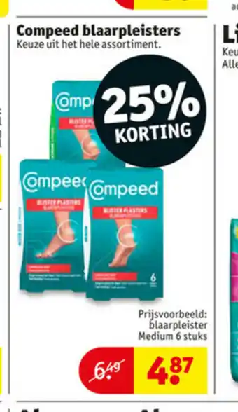 Kruidvat Compeed Blaarpleisters aanbieding