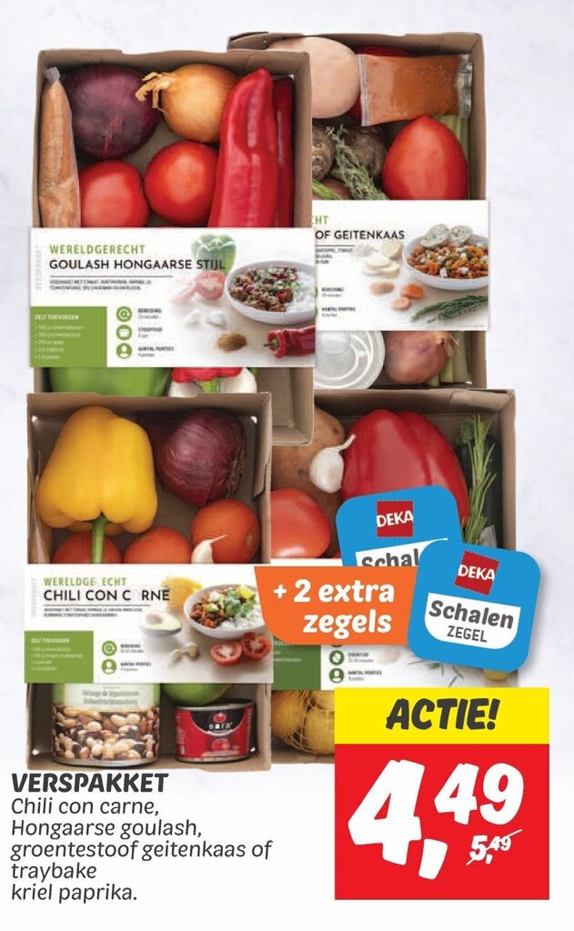 Dekamarkt VERSPAKKET aanbieding