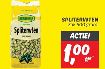 Dekamarkt SPLITERWTEN Zak 500 gram aanbieding