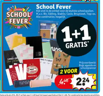 Kruidvat School Fever aanbieding