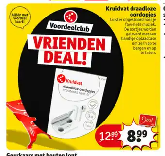 Kruidvat Draadloze Oordopjes aanbieding