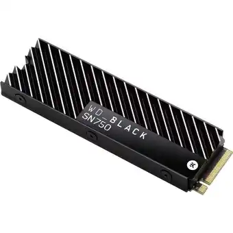 Conrad Wd nvme/pcie m.2 ssd 2280 harde schijf 500 gb black sn750 m.2 nvme pcie 3.0 x4 aanbieding