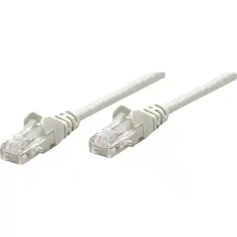 Conrad Intellinet 319867 rj45 netwerkkabel, patchkabel cat 5e u/utp 7.50 m grijs 1 stuk(s) aanbieding