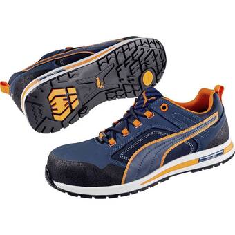 Conrad Puma crosstwist low 643100-46 veiligheidsschoenen s3 schoenmaat (eu): 46 blauw, oranje 1 stuk(s) aanbieding