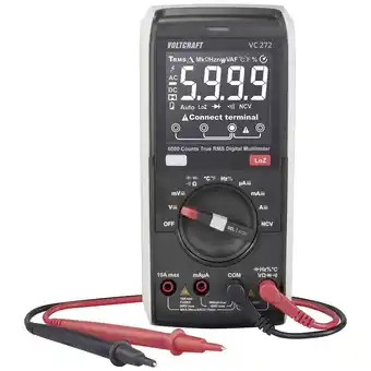 Conrad Voltcraft vc272 multimeter digitaal cat iii 600 v weergave (counts): 6000 aanbieding