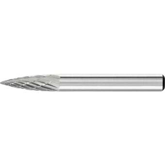 Conrad Pferd 21122526 freesstift spitsboog lengte 55 mm afmeting, ø 6 mm werklengte 18 mm schachtdiameter 6 mm aanbieding