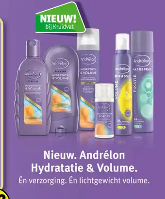 Kruidvat Nieuw. Andrelon Hydratatie & Volume aanbieding