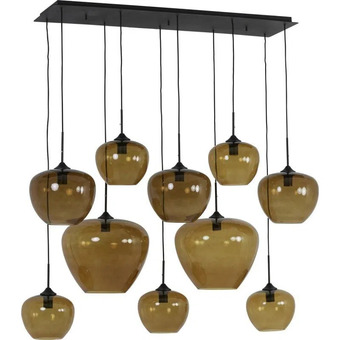 Trendhopper Hanglamp meya 10-lichts bruin aanbieding
