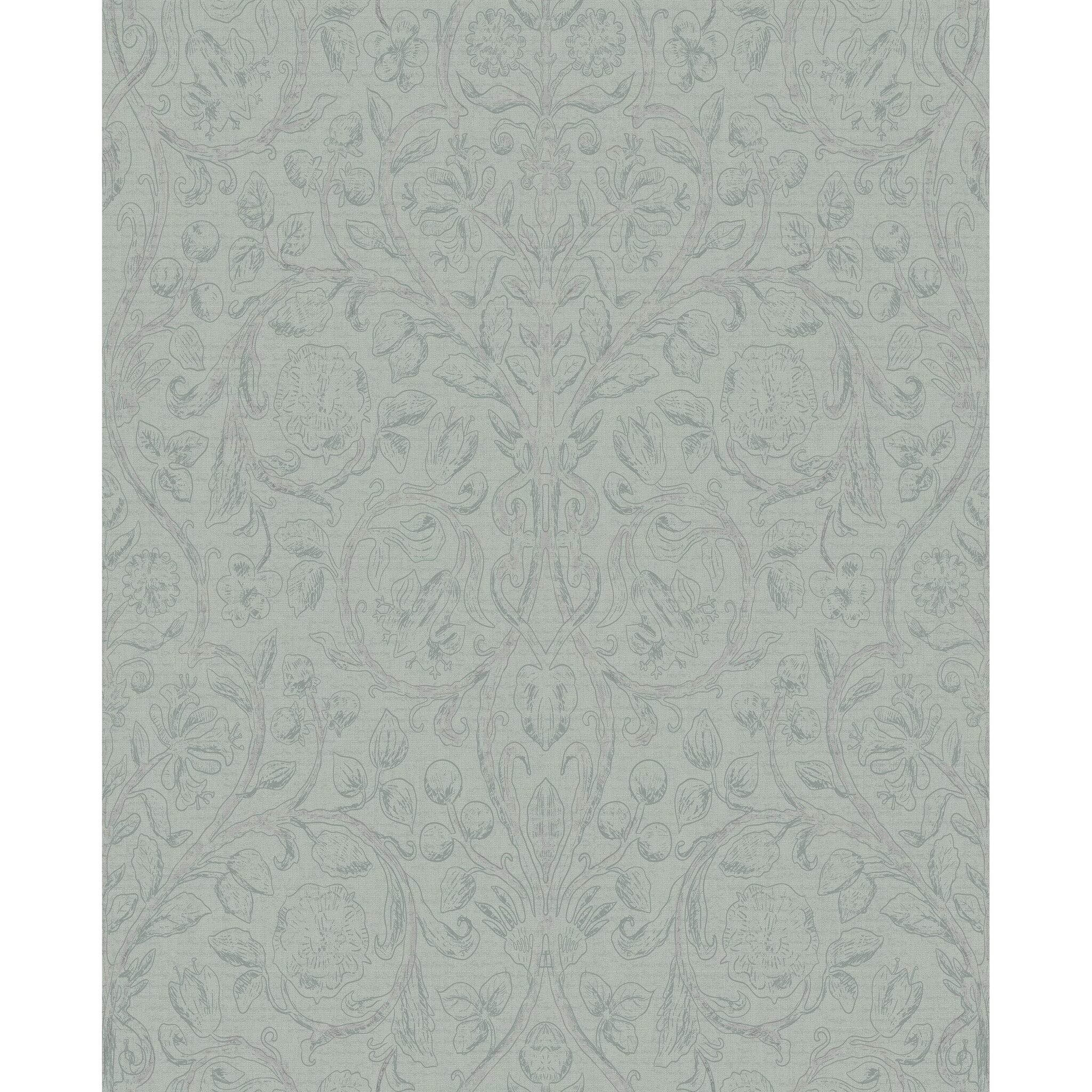 Vtwonen vliesbehang classic curl sea green groen aanbieding bij fonQ