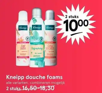 Etos Kneipp douche foams aanbieding