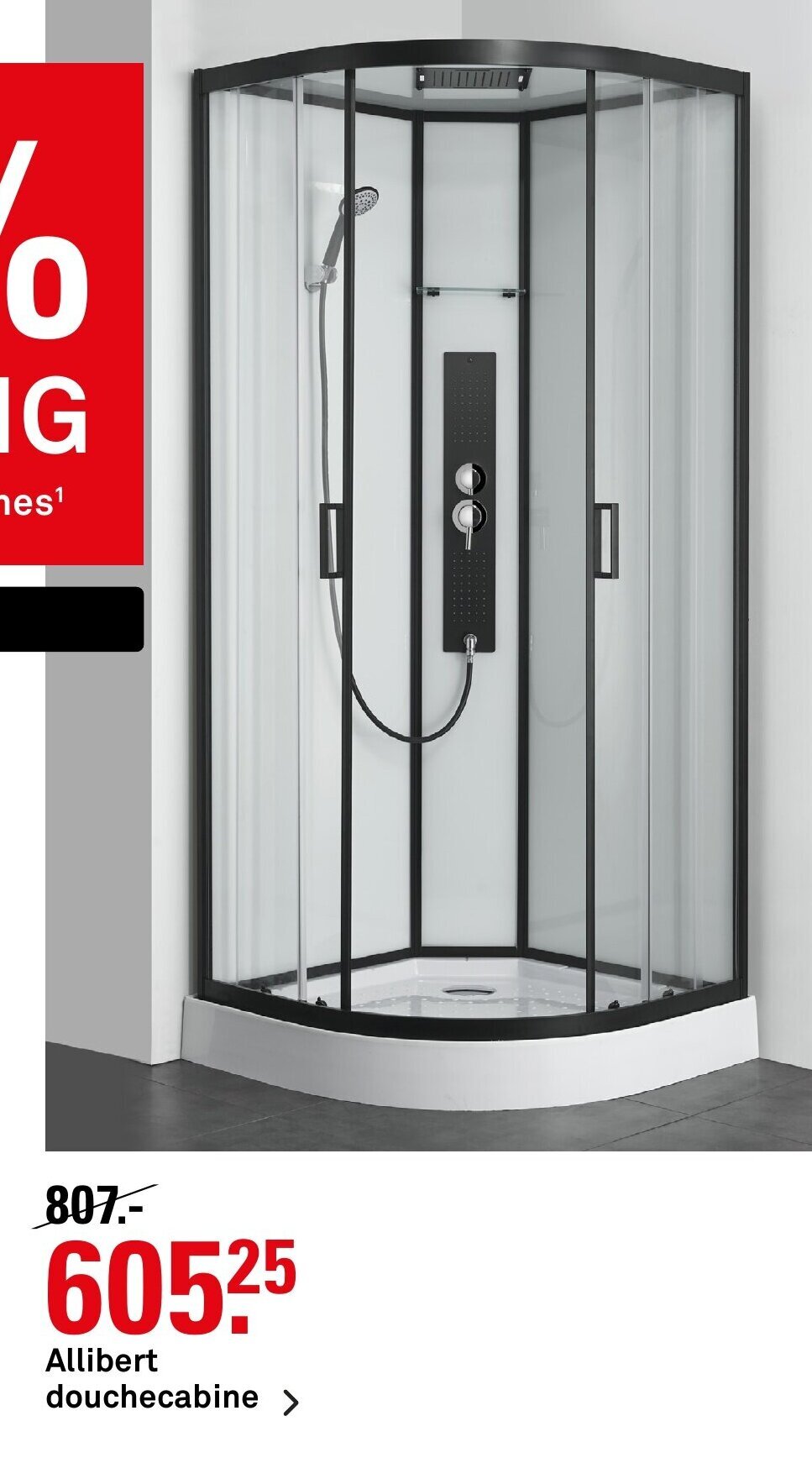 Allibert Douchecabine aanbieding bij Karwei