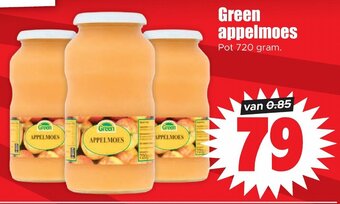 Dirk Green appelmoes 750 gram aanbieding