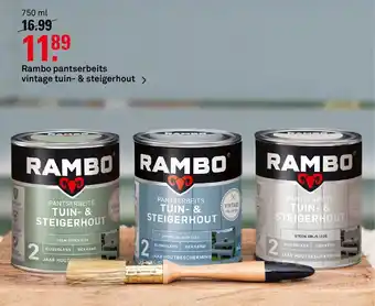 Karwei Rambo Pantserbeits vintage tuin-& steigerhout 750ml aanbieding