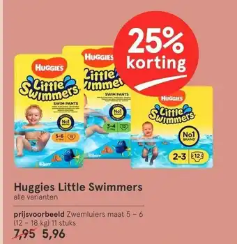 Etos Huggies little swimmers aanbieding