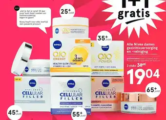 Etos Alle nivea dames gezichtsverzorging en -reiniging aanbieding