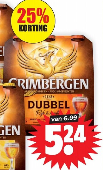 Dirk Grimbergen speciaalbier dubbel 30 cl aanbieding