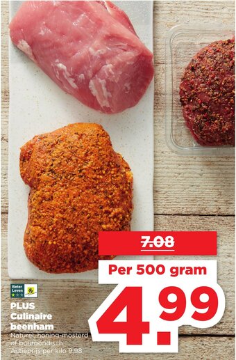 PLUS Culinaire beenham 500 gram aanbieding