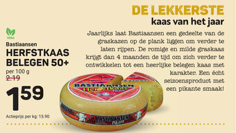 Ekoplaza HERFSTKAAS BELEGEN 50+ 100 g aanbieding