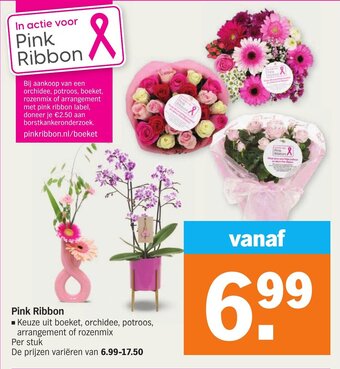 Albert Heijn Pink Ribbon aanbieding