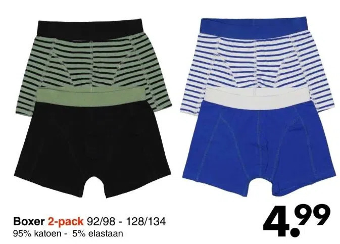 Wibra boxershorts online