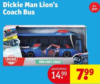 Kruidvat Dickie Man Lion's Coach Bus aanbieding