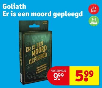 Kruidvat Goliath Er is een moord gepleegd aanbieding