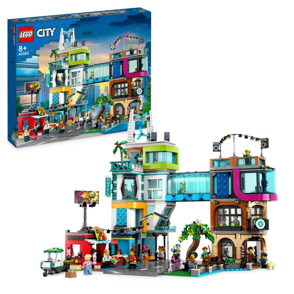 Intertoys Lego city binnenstad 60380 aanbieding