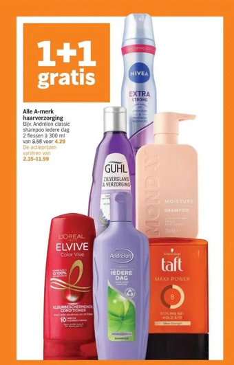 Albert Heijn Alle a-merk haarverzorging aanbieding