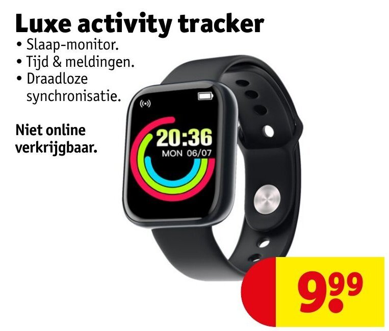 Luxe activity tracker aanbieding bij Kruidvat