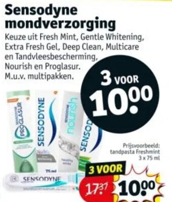 Kruidvat Sensodyne mondverzorging aanbieding