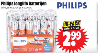 Dirk Philips longlife batterijen aanbieding