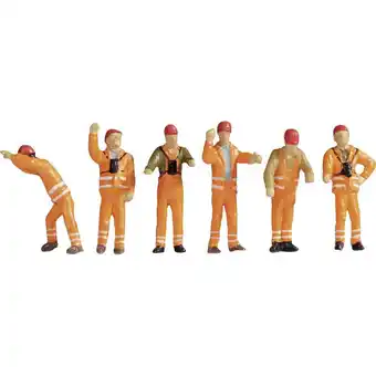 Conrad Noch 15275 h0 rangeerpersoneel figuren staand, geverfd aanbieding
