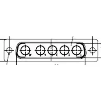 Conrad Molex mol power & signal sol. 1727040034 d-sub stekker aantal polen: 5 1 stuk(s) carton aanbieding