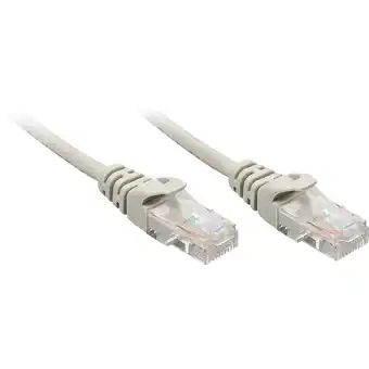 Conrad Lindy 48362 rj45 netwerkkabel, patchkabel cat 5e u/utp 1.00 m grijs 1 stuk(s) aanbieding