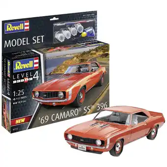 Conrad Revell 67712 model set 69 camaro ss 396 auto (bouwpakket) 1:25 aanbieding