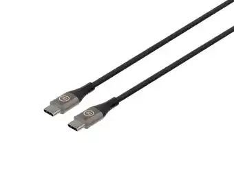 Coolblue Bluebuilt usb c naar usb c kabel 1,5m nylon zwart aanbieding