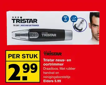 Hoogvliet Tristar neus- en oortrimmer aanbieding