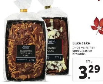 Lidl Luxe cake aanbieding