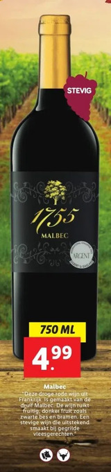 Lidl Malbec aanbieding