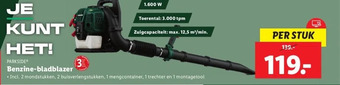 Lidl Benzine-bladblazer aanbieding