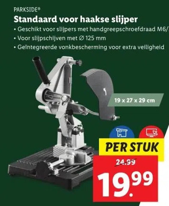 Lidl Standaard voor haakse slijper aanbieding