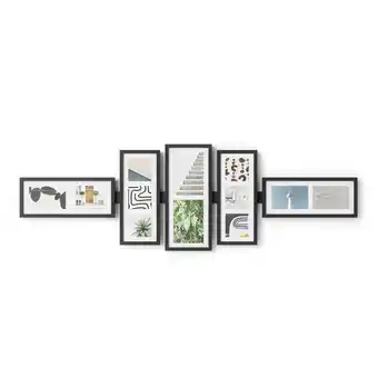 fonQ Umbra shuffle 5 fotolijsten - zwart hout aanbieding