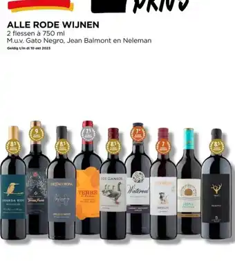 Jumbo Alle rode wijnen aanbieding