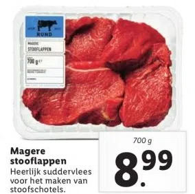 Lidl Magere stooflappen aanbieding