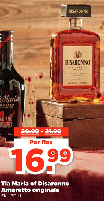 PLUS Tia maria of disaronno amaretto originale aanbieding