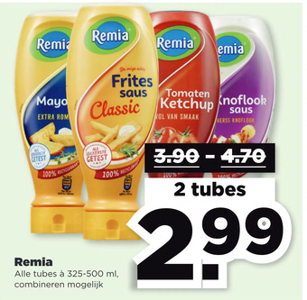 PLUS Remia aanbieding