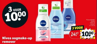 Kruidvat Nivea oogmake-up remover aanbieding