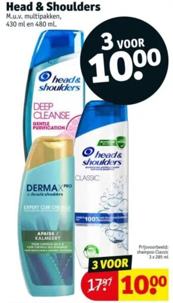 Kruidvat Head & Shoulders aanbieding