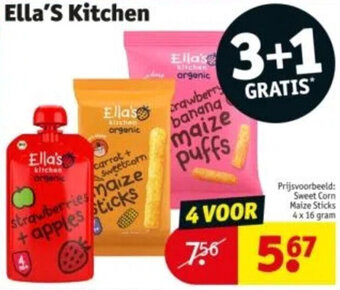 Kruidvat Ella's Kitchen aanbieding